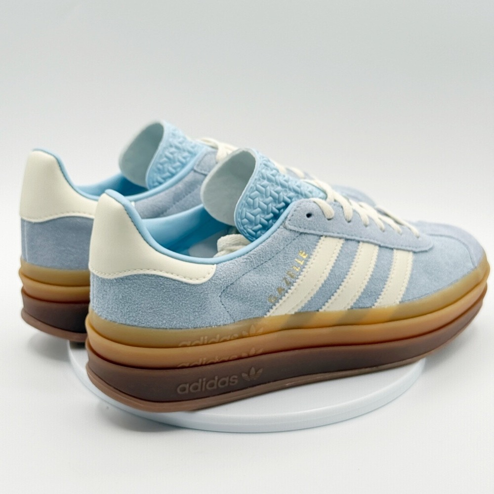 Adidas Gazelle Bold Clear Sky Cream W Size 7.5 Womens Platform Shoes JQ7776, NIB - Picture 3 of 9